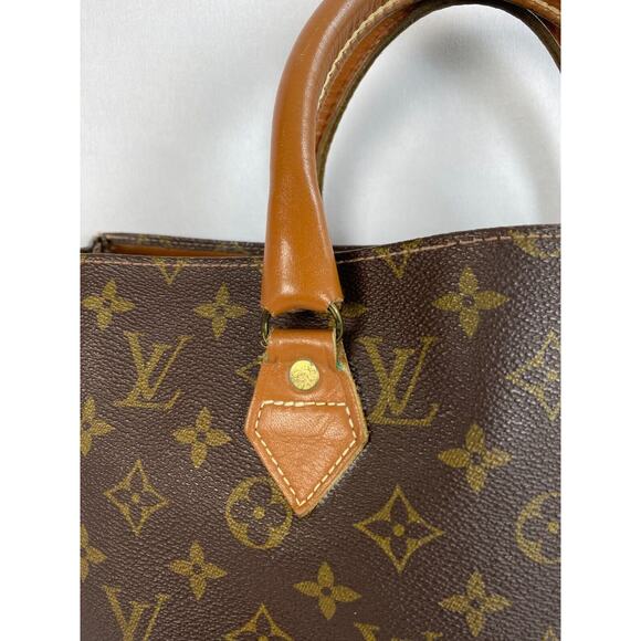 LOUIS VUITTON Vintage SPECIAL EDITION Brown Monogram Oversized Handbag Tote Bag - Picture 2 of 14
